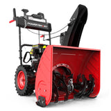 252cc 2-Stage Snow Blower with LED Light - 26"