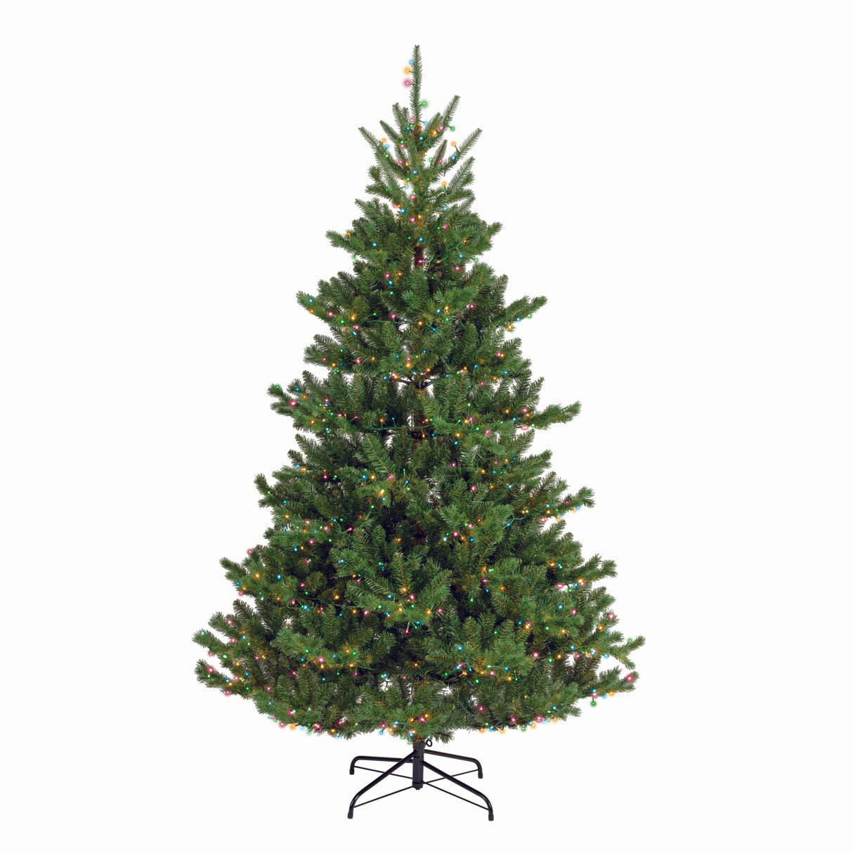 7.3' Alba Christmas Tree - with 750 LED Lights, 8 Functions