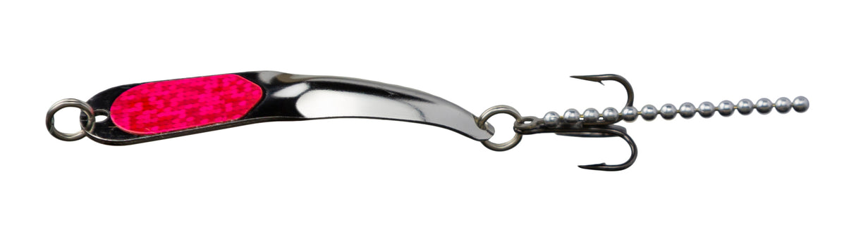 Iron Decoy Steely 2 SHP Steely Spoon Size 2, 2", 1/10 oz, Silver Hot Pink