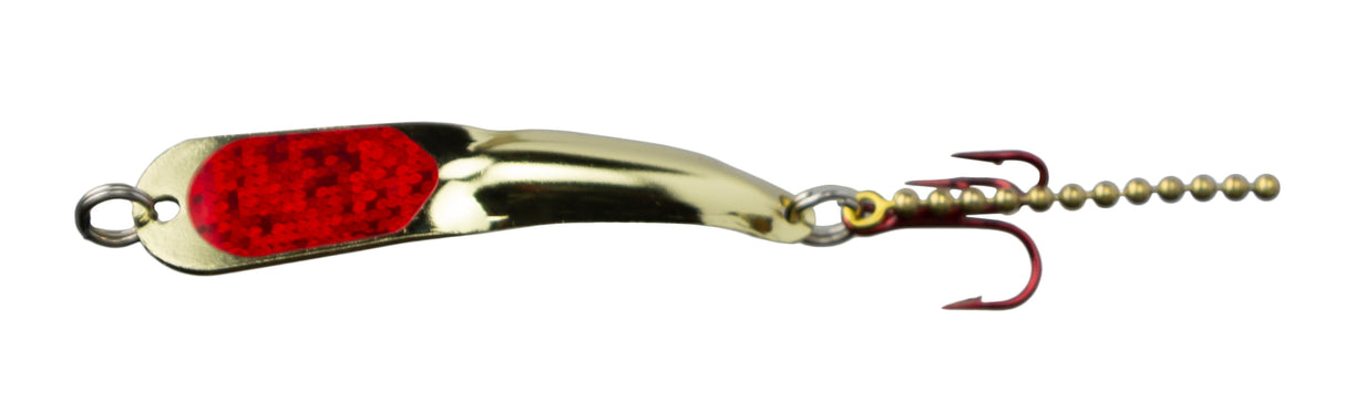Iron Decoy Steely 2 GR Steely Spoon Size 2, 2", 1/10 oz, Gold Red