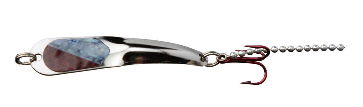 Iron Decoy Steely 2 DACE Steely Spoon Size 2, 2", 1/10 oz, Black Nose Dace