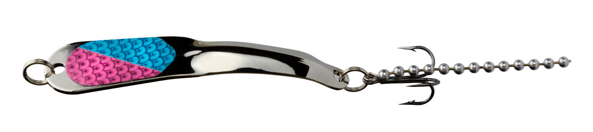 Iron Decoy Steely 2 RAINBOW Steely Spoon Size 2, 2", 1/10 oz, Rainbow Trout
