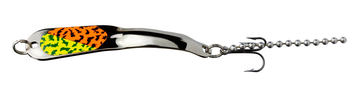 Iron Decoy Steely 2 FIRETIGER Steely Spoon Size 2, 2", 1/10 oz Fire Tiger