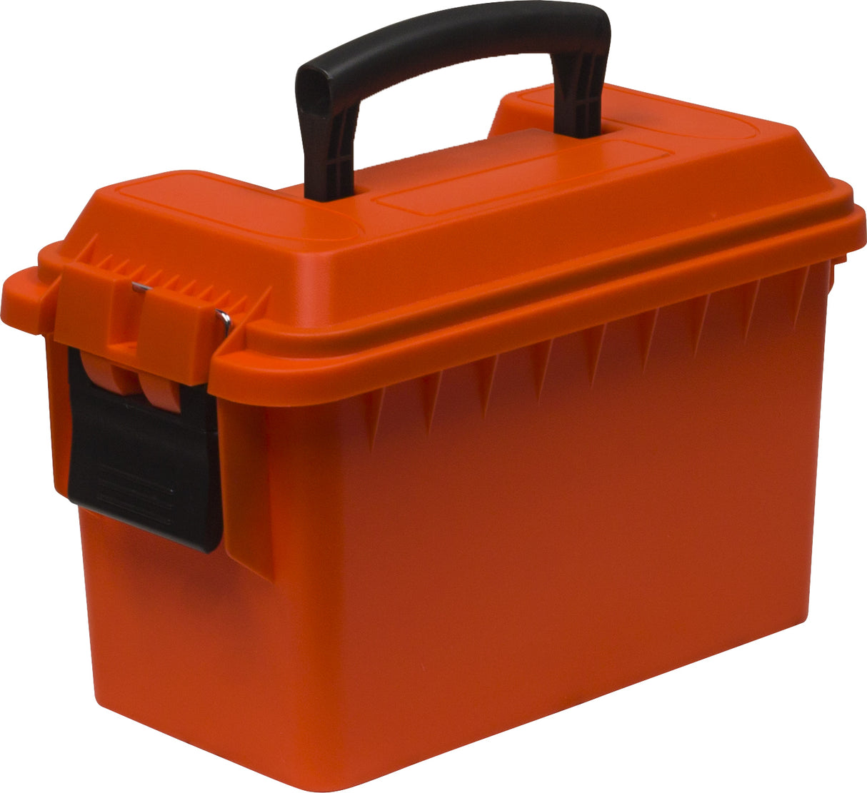 Mil-Spex 75-076 Dry Storage Case Orange Polypropylene 50 Cal Rubber Gasket In Lid For Watertight, Airtight Seal 13.75"X7.5"X8.75"