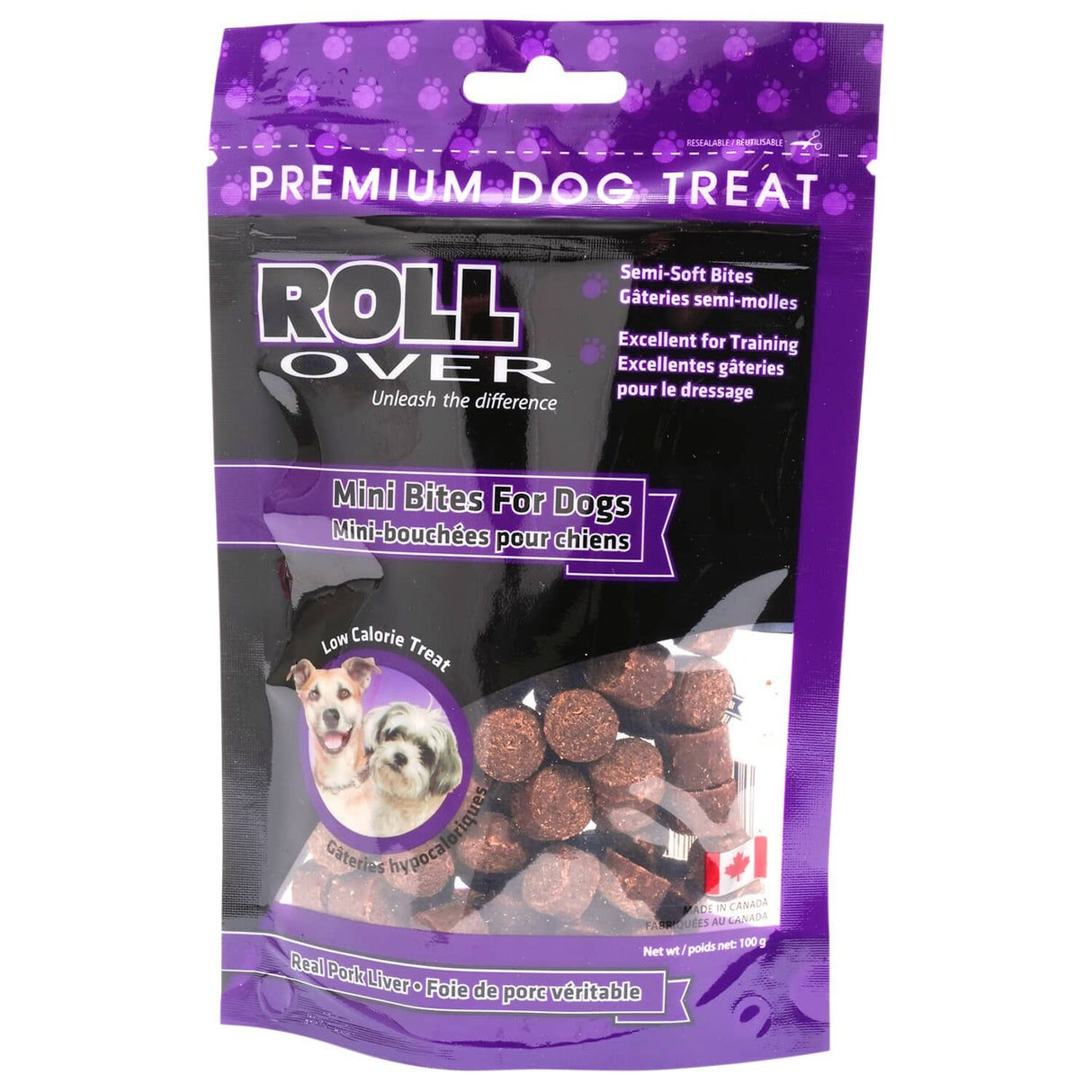 Mini Bites Dog Treats - Real Pork Liver, 100 g