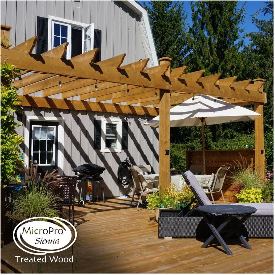 6 x 6 x 20' Sienna Pressure Treated Lumber