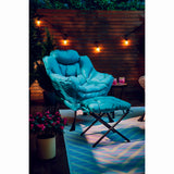 Extra Large Fabric Chair & Ottoman