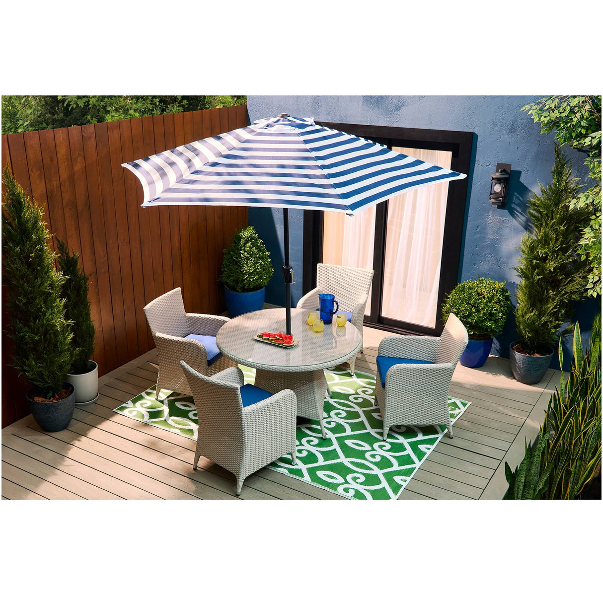 Solana Wicker Chat Set - 3 Piece