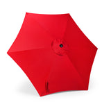 9' Cherry Red Tilt and Crank Market Umbrella