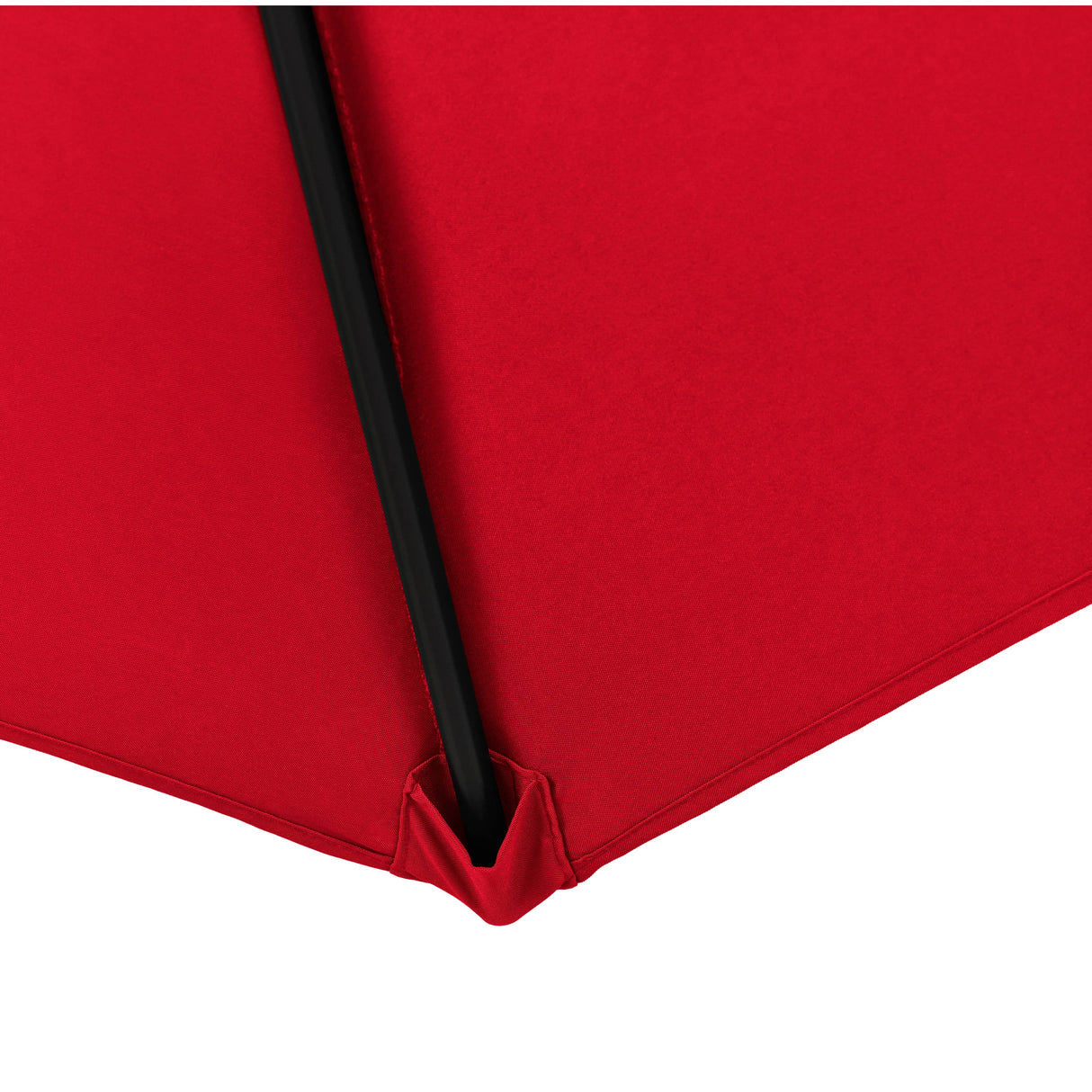 9' Cherry Red Tilt and Crank Market Umbrella