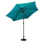 9' Tilt & Crank Market Umbrella - Teal