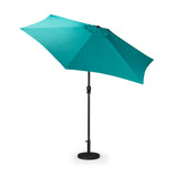 9' Tilt & Crank Market Umbrella - Teal