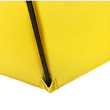 9' Tilt & Crank Market Umbrella - Yellow