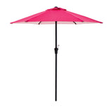 7' Crank Market Umbrella - Pink
