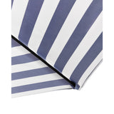9' Tilt & Crank Market Umbrella - Navy & White Stripe