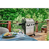 Crown S440 Propane BBQ - 4 Burner + Side Burner