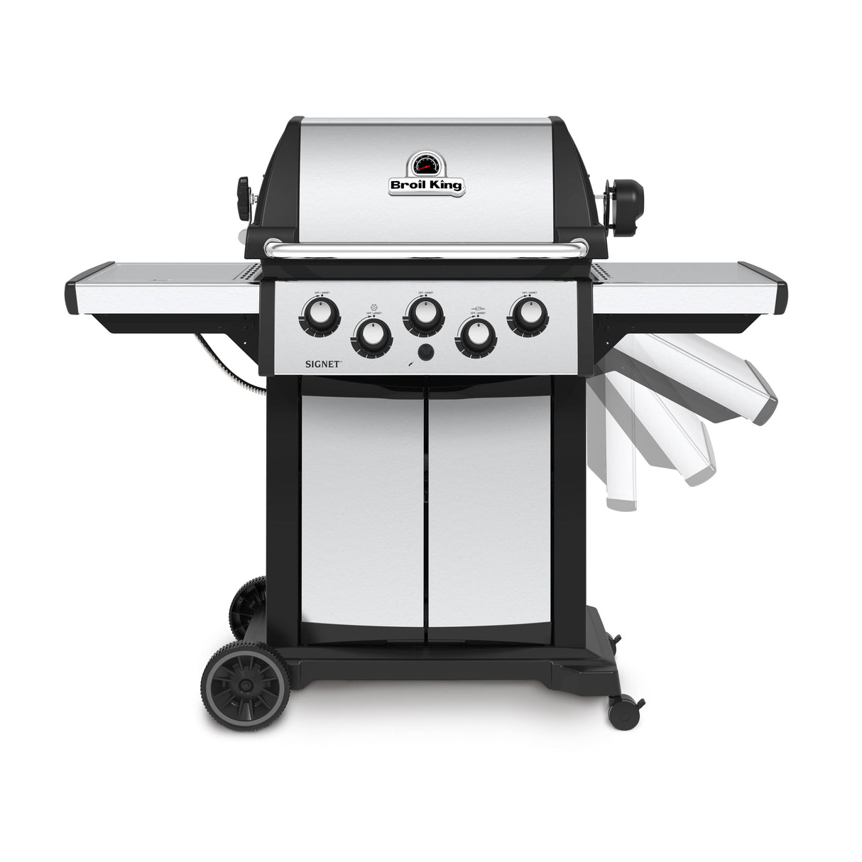 Signet 390 Propane BBQ - 3 Burners + Side & Rotisserie Burners