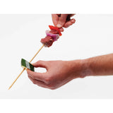 12" Bamboo BBQ Skewers - 100 Pack