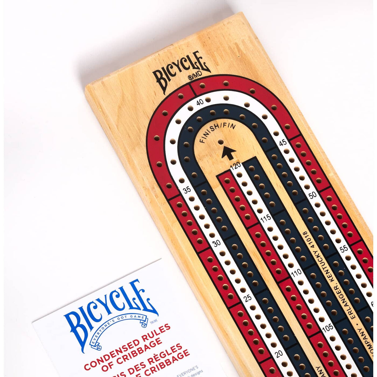 3 Lane Cribbage Board Game