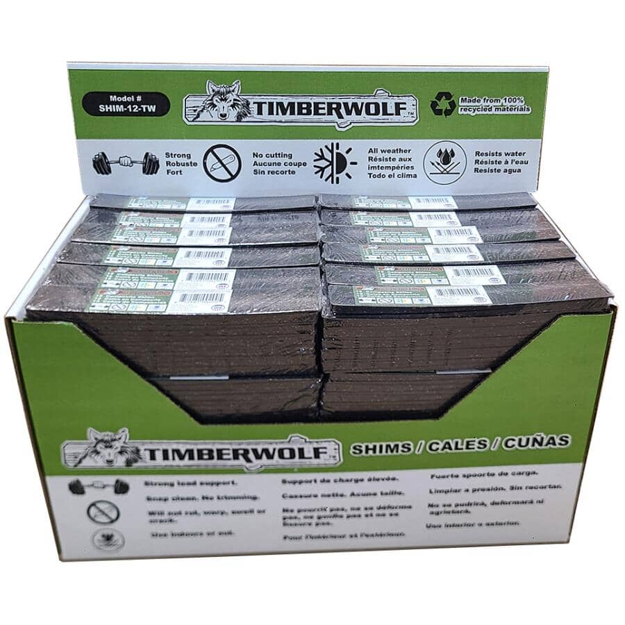 8" Composite Shims - 12 Pack