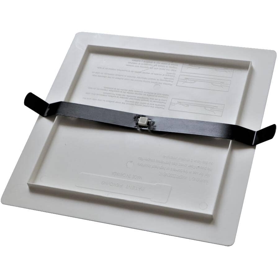 8" x 8" Plastic Access Panel - White