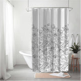 Gloria Floral Polyester Shower Curtain - Black & White, 70" x 72"
