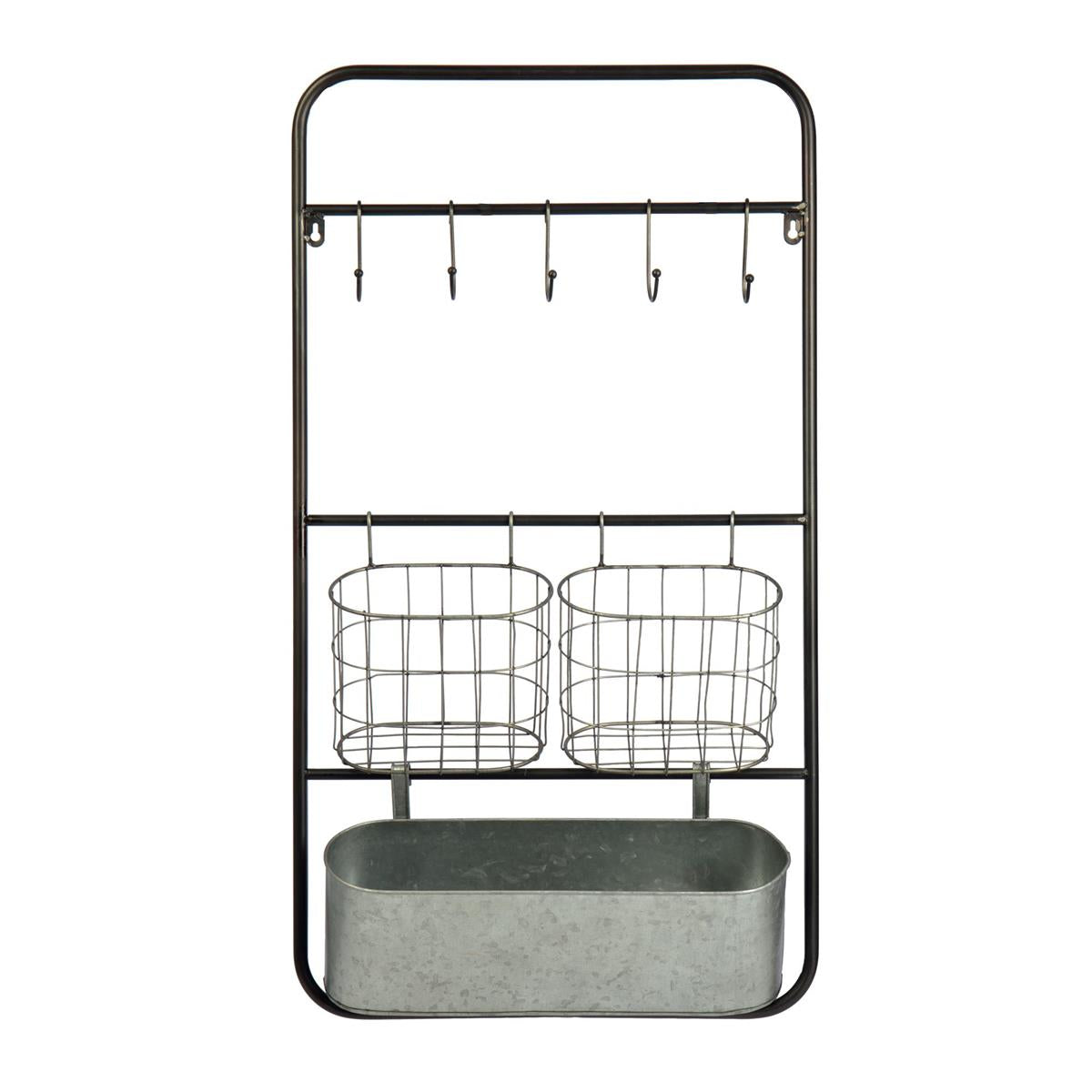 Rectangle Metal Wall Shelf