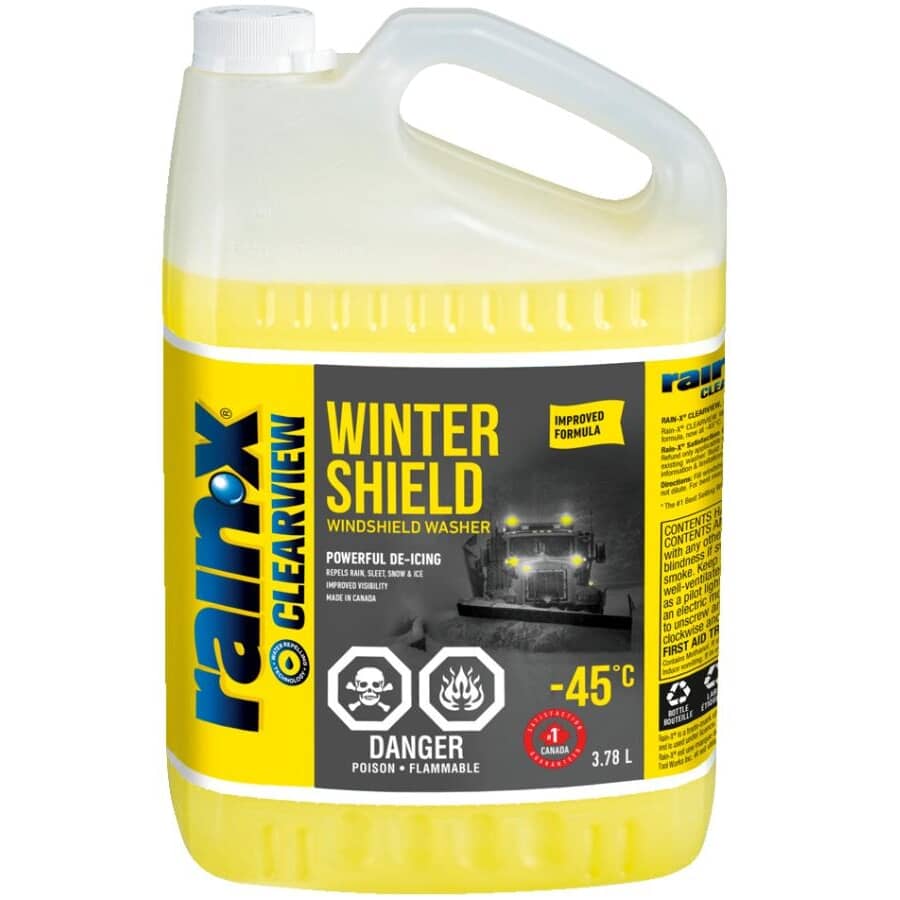 -45 ClearView Winter Shield De-Icer Windshield Washer Fluid - 3.78 L