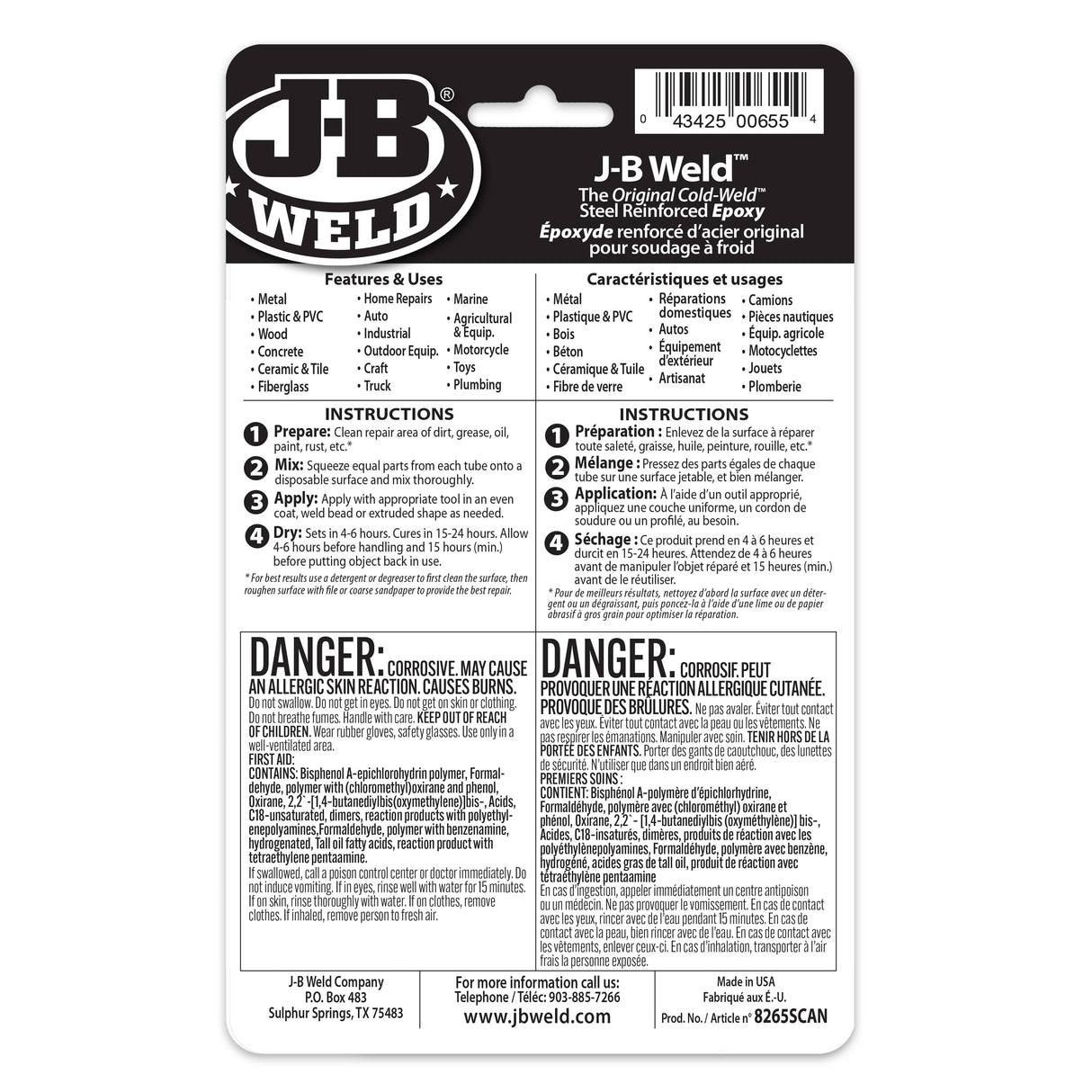 Original Cold Weld Steel Reinforced Epoxy Compound- 2 x 28 g