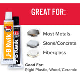 KwikWeld Quick Setting Steel Reinforced Epoxy Compound - 2x 28 g