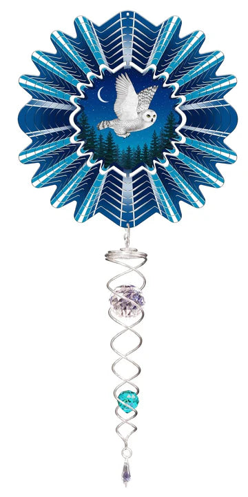 Animated Owl Wind Spinner