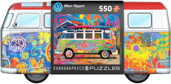 VW Wave Hopper Puzzle W/ Tin