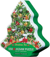 Christmas Tree Puzzle W/ Tin