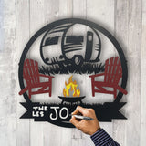 Camping Metal Wall Decor