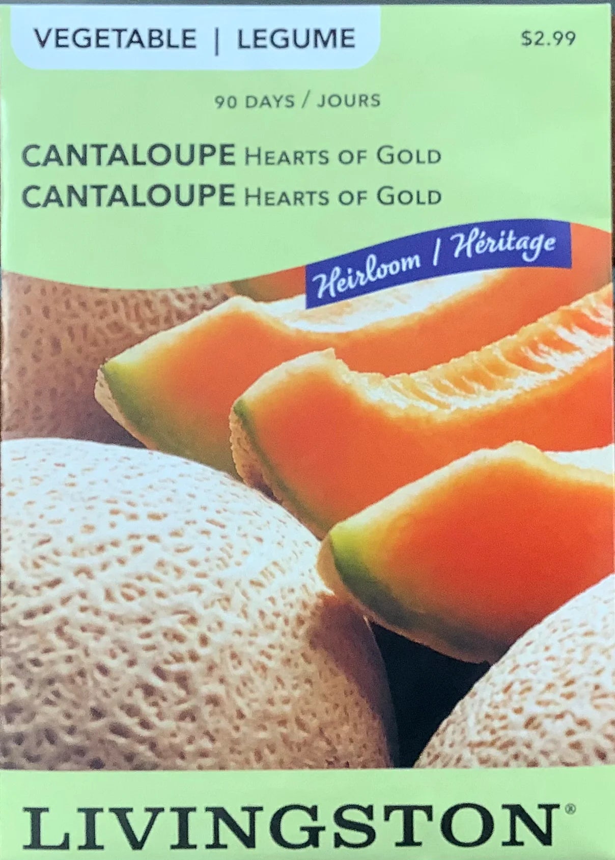 Hearts of Gold Cantaloupe Seeds