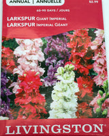 Giant Imperial Larkspur Seeds