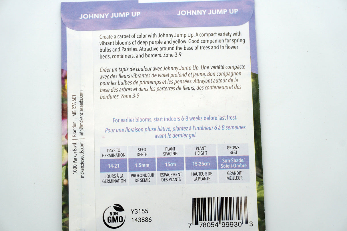 Johnny Jump Up Seeds