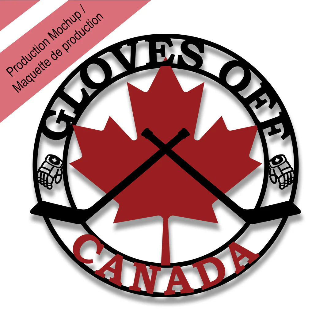 Gloves Off Hockey Wall Decor