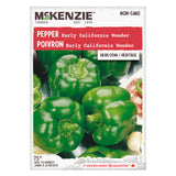 Early California Wonder Pepper Seeds