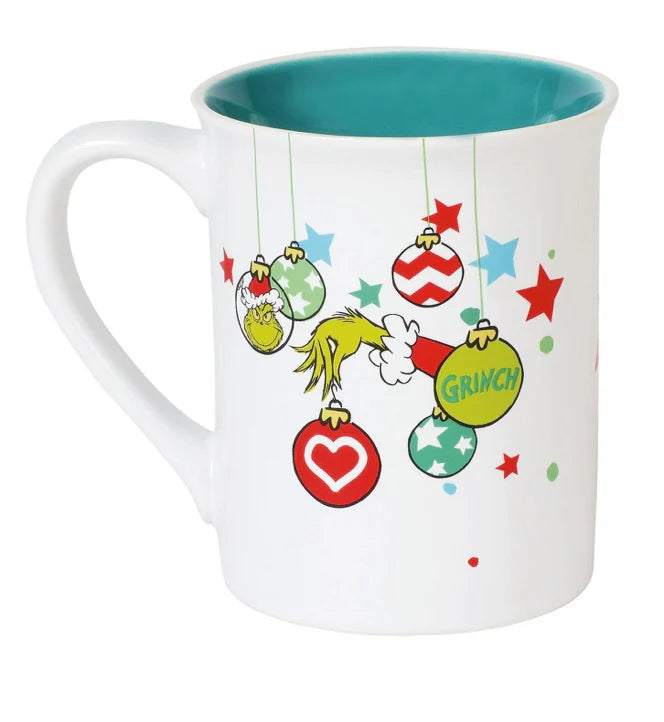 Resting Grinch Face Mug