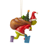 Tiptoeing Grinch Ornament