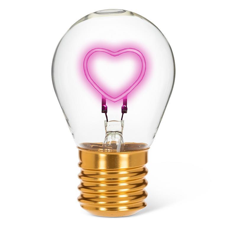 Neon Heart LED Lamp