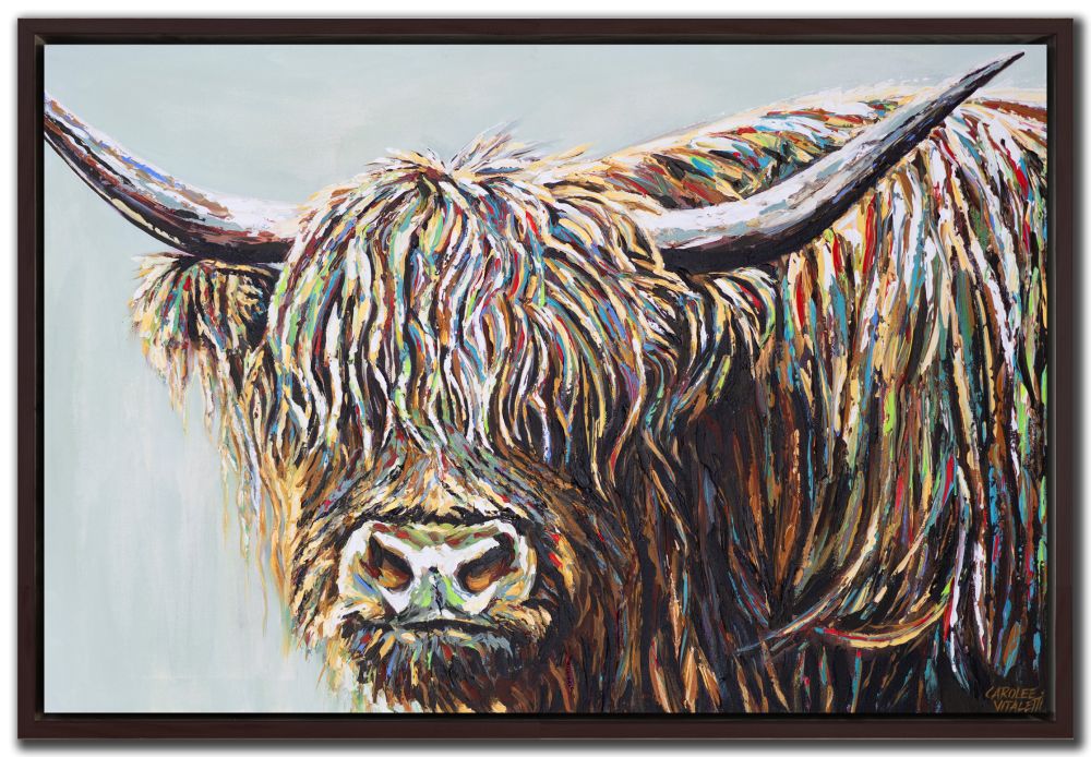 Woolly Highland Canvas Art