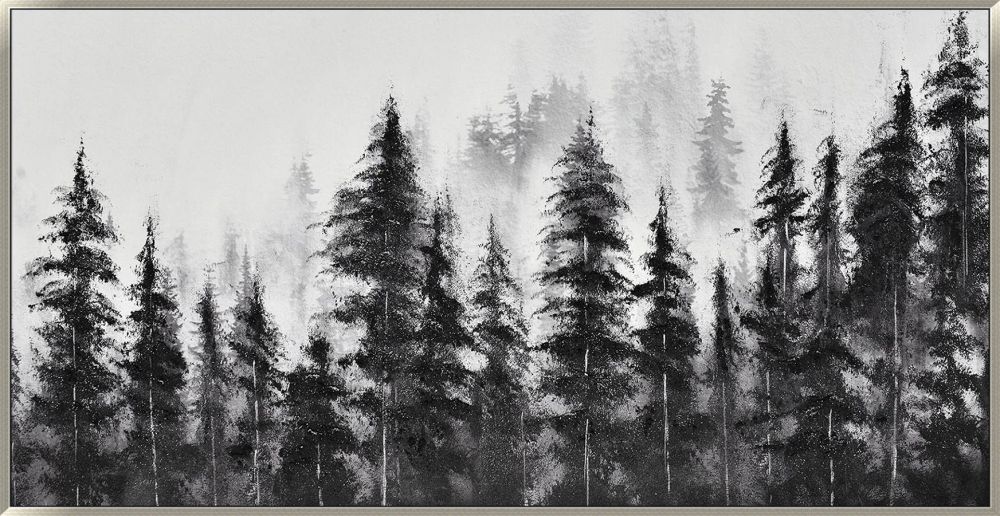 Misty Pines Canvas Art