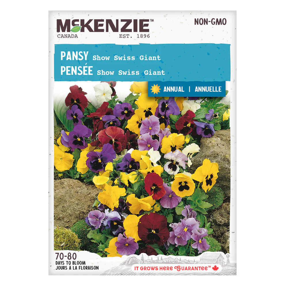 Pansy Show Swiss Giant Seeds