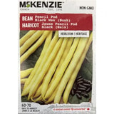 Pencil Pod Black Wax Bean Seeds