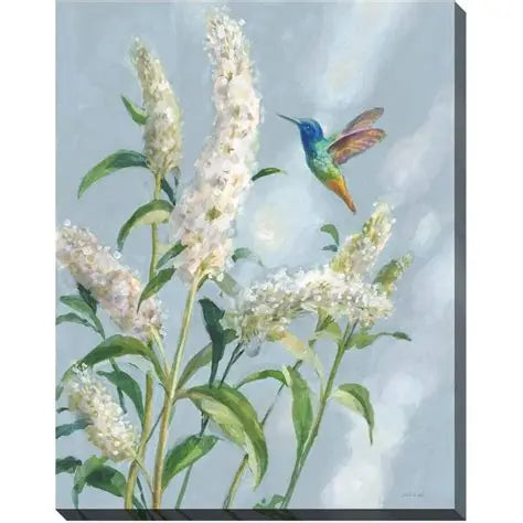 Wall Canvas Hummingbird Spring II