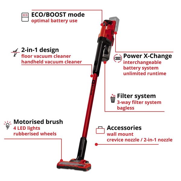 18V Cordless Stick Vacuum