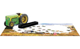 Vintage Tractor Puzzle W/ Tin