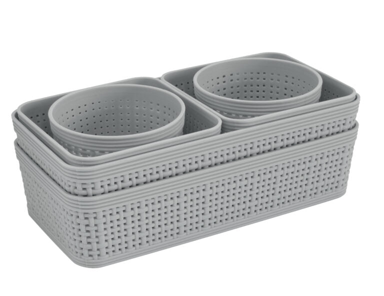 N&T Weave Organizer Basket - 6 Piece